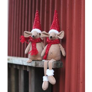 Hovedbilde Malte Mus St&aring;ende 2 ass (24) - Brown 30cm