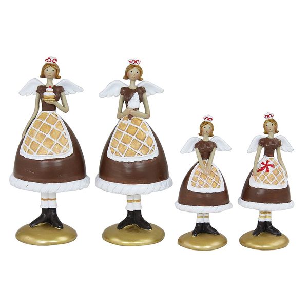 Pepparkaks&auml;ngel (24) - Brown 5x11,5cm