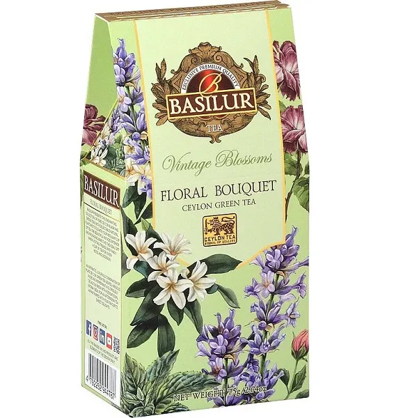 BASILUR Vintage Blossoms Floral Bouquet Packet 75g