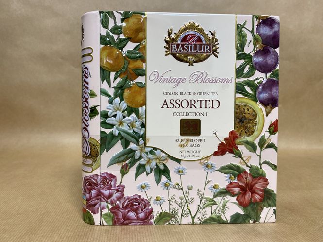 Hovedbilde Vintage Blossoms Assorted Stor bok i metall