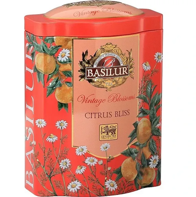 Hovedbilde BASILUR Vintage Blossoms Citrus Bliss Tin Caddy ...